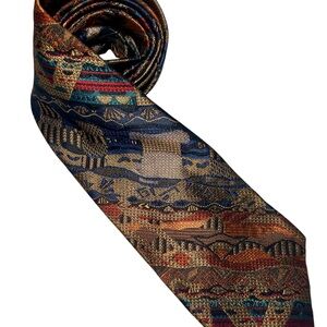 COOGI Men's Multicolor Geometric Tie